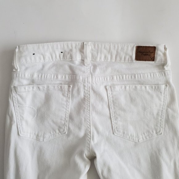 American Eagle Stretch Skinny Jegging, White, 4 - Picture 8 of 9